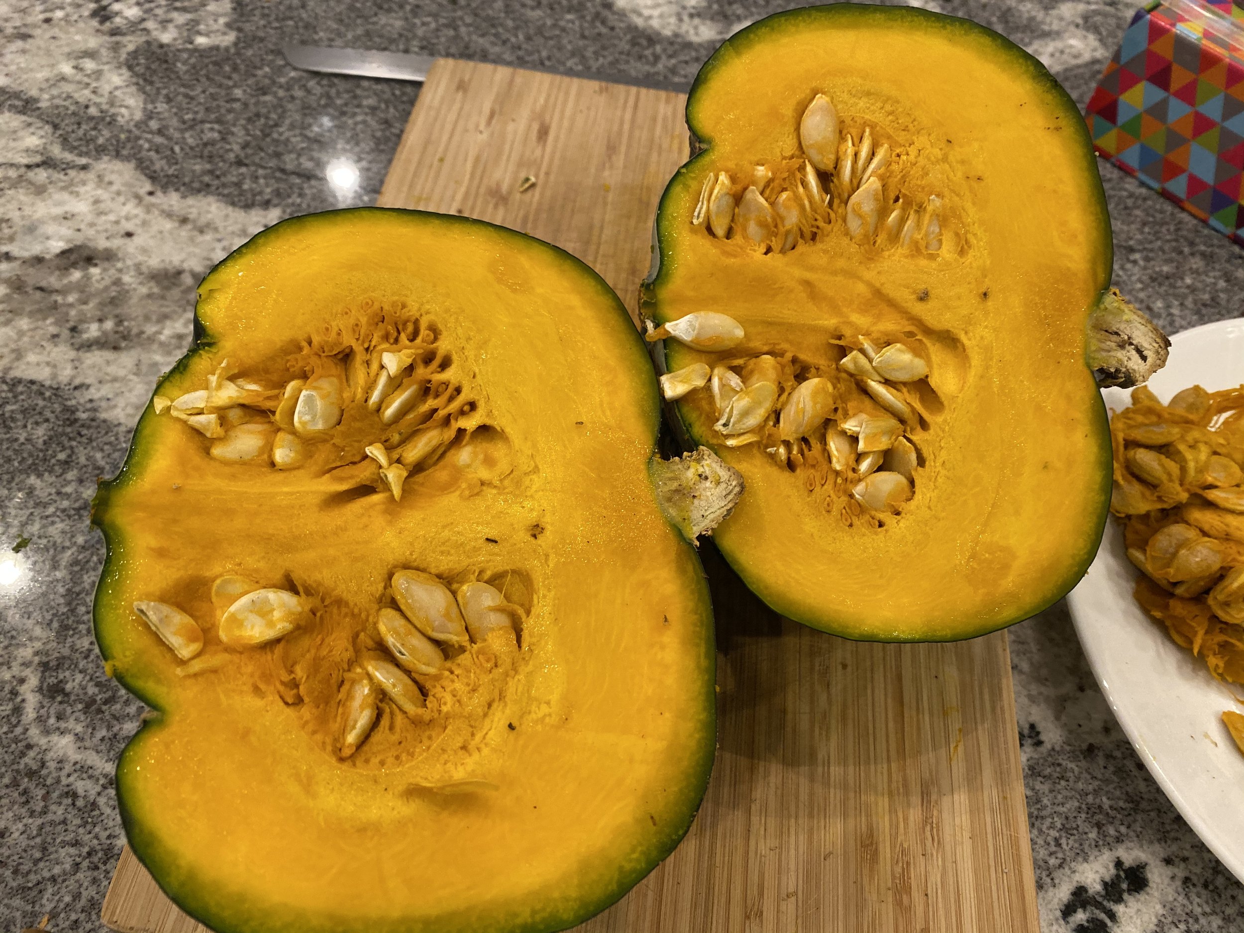 The classic buttercup has an off-center core closer to the base.