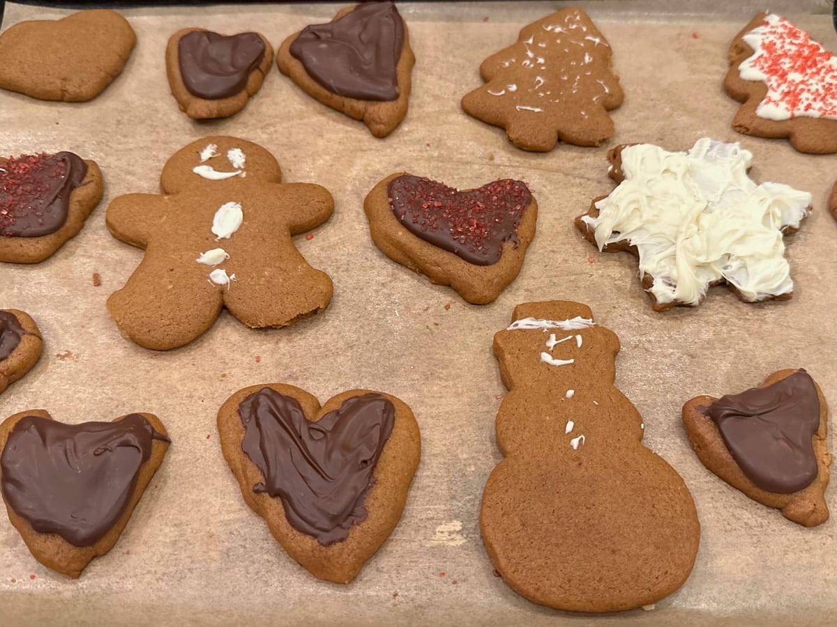 Decorating Gingerbread Cookies