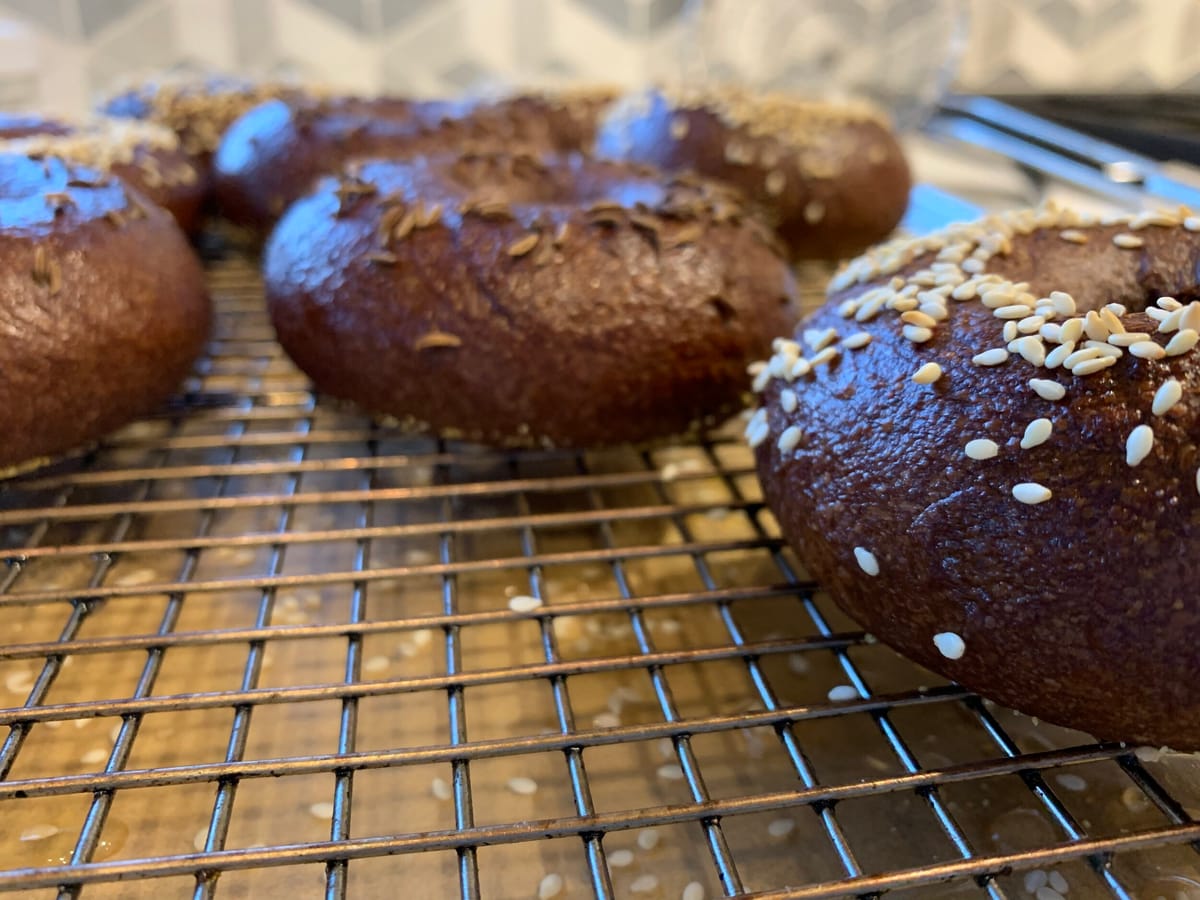 Pumpernickel Bagels